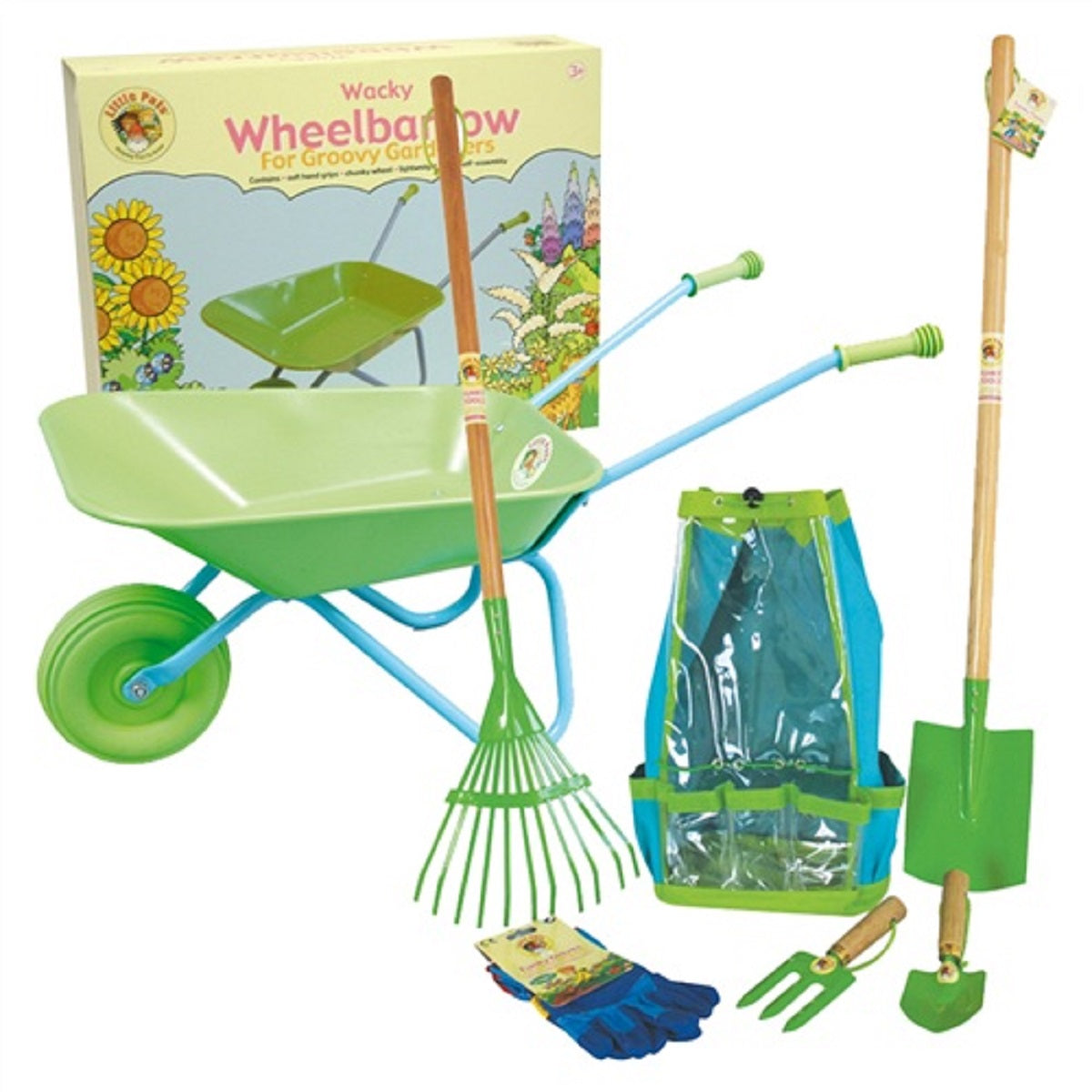 Childrens Wheelbarrow & Tool Set Bundle