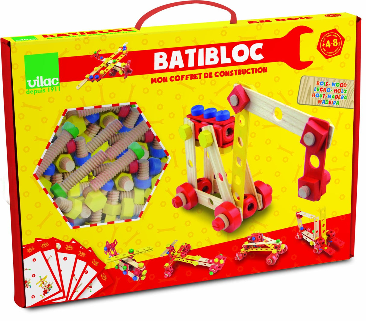 My Wooden Construction Set - 106 PCS