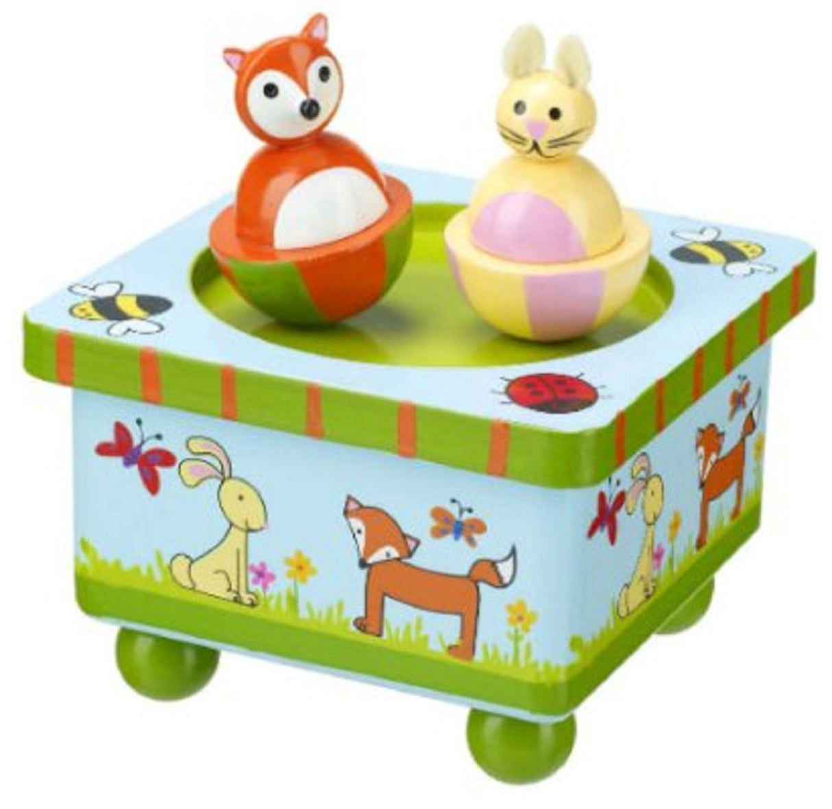Woodland Friends Wooden Music Box
