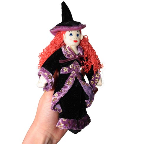 White Witch Finger Puppet