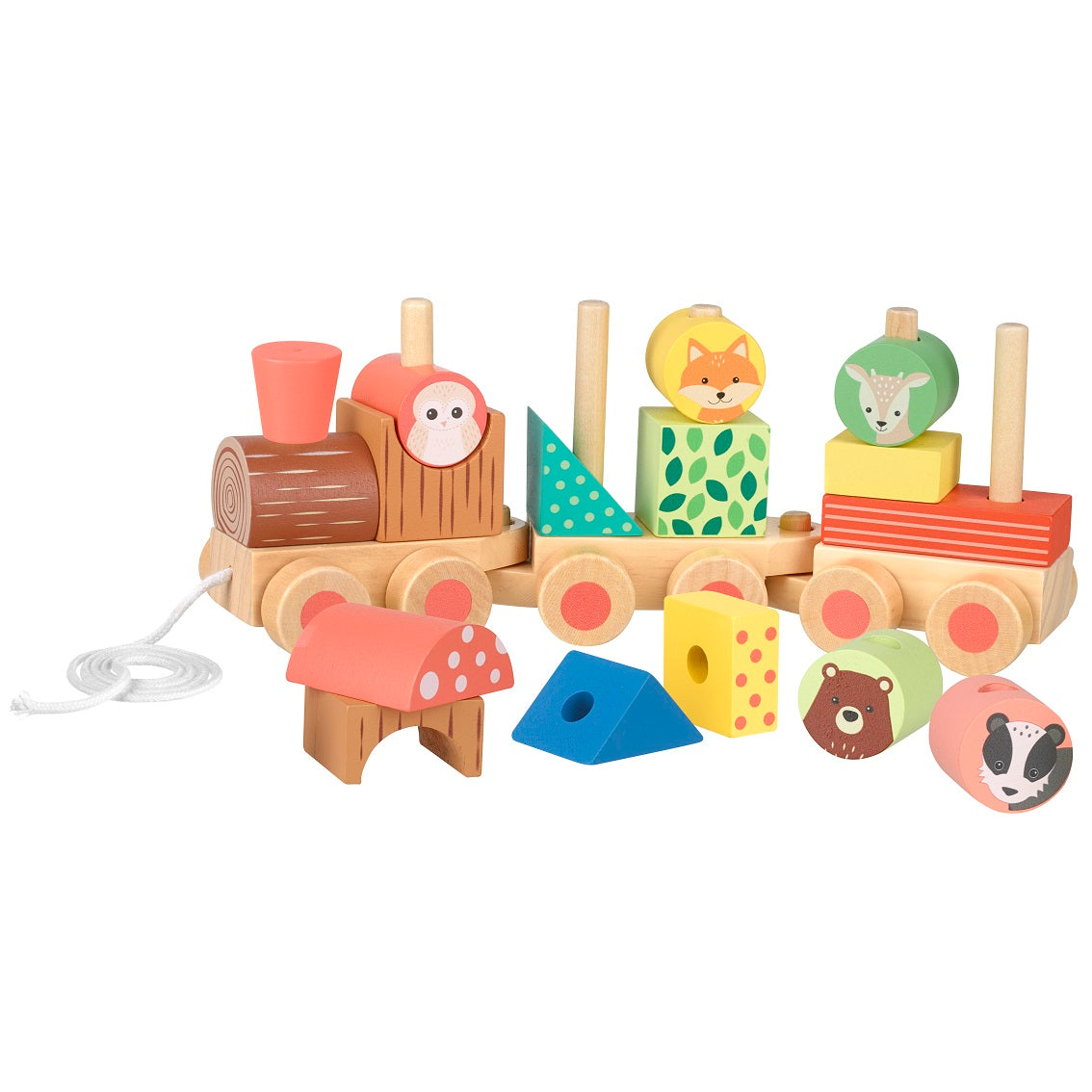 Woodland Animal Puzzle Train