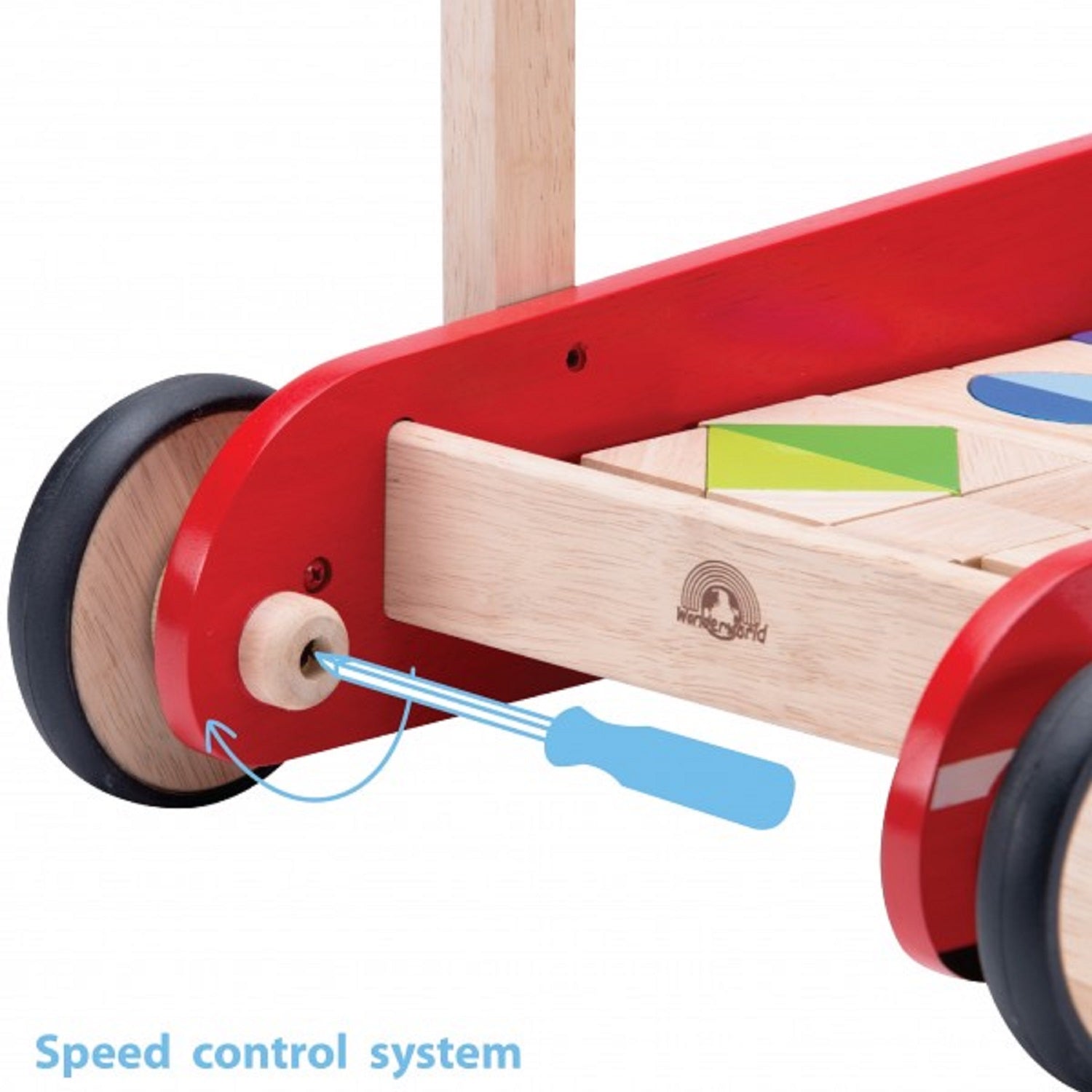 Fire Engine Walker with Blocks