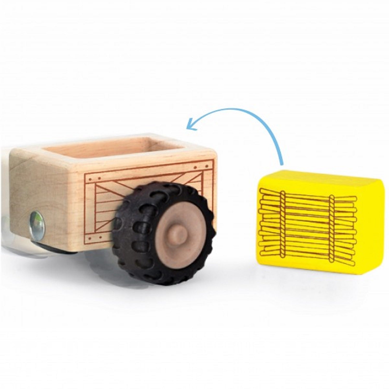 Mini Wooden Tractor