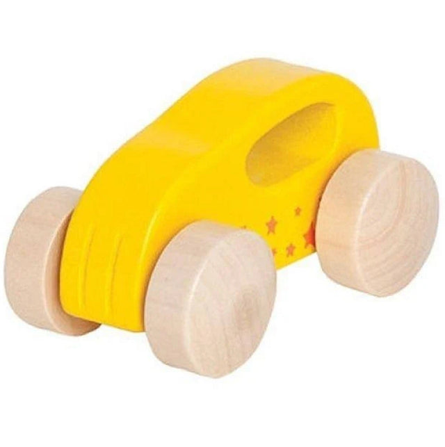 First Little Wooden Car - Yellow