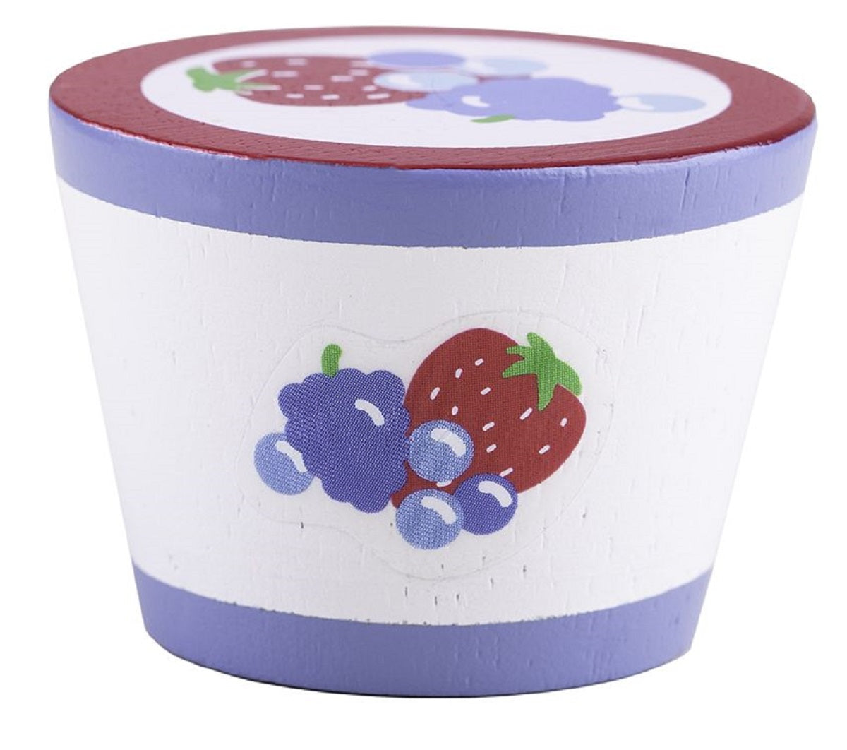2 x Wooden Yoghurt Pots