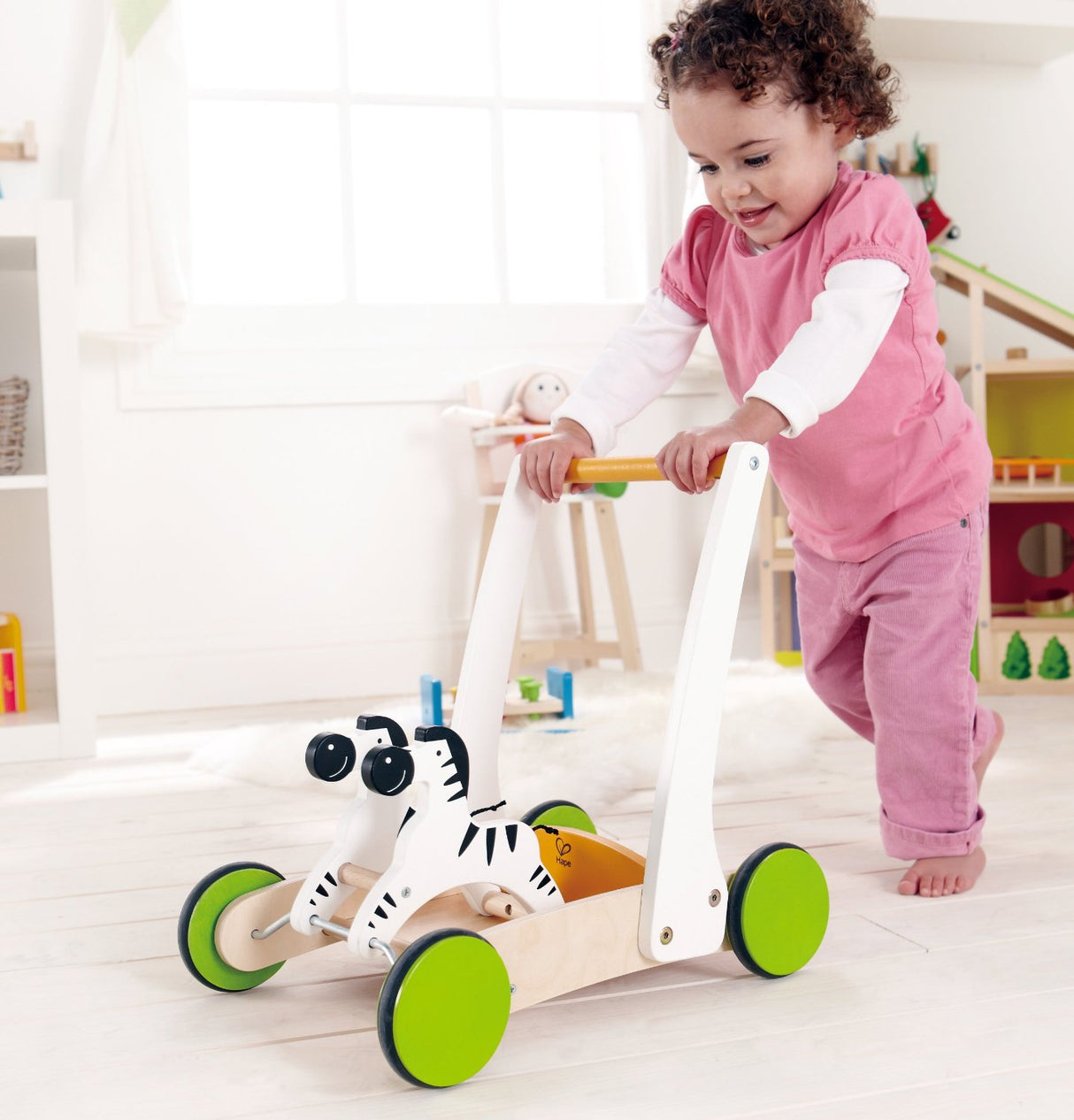 Galloping Zebra Cart Walker