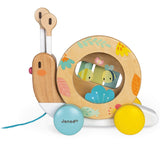Janod Pull Along Pure Snail