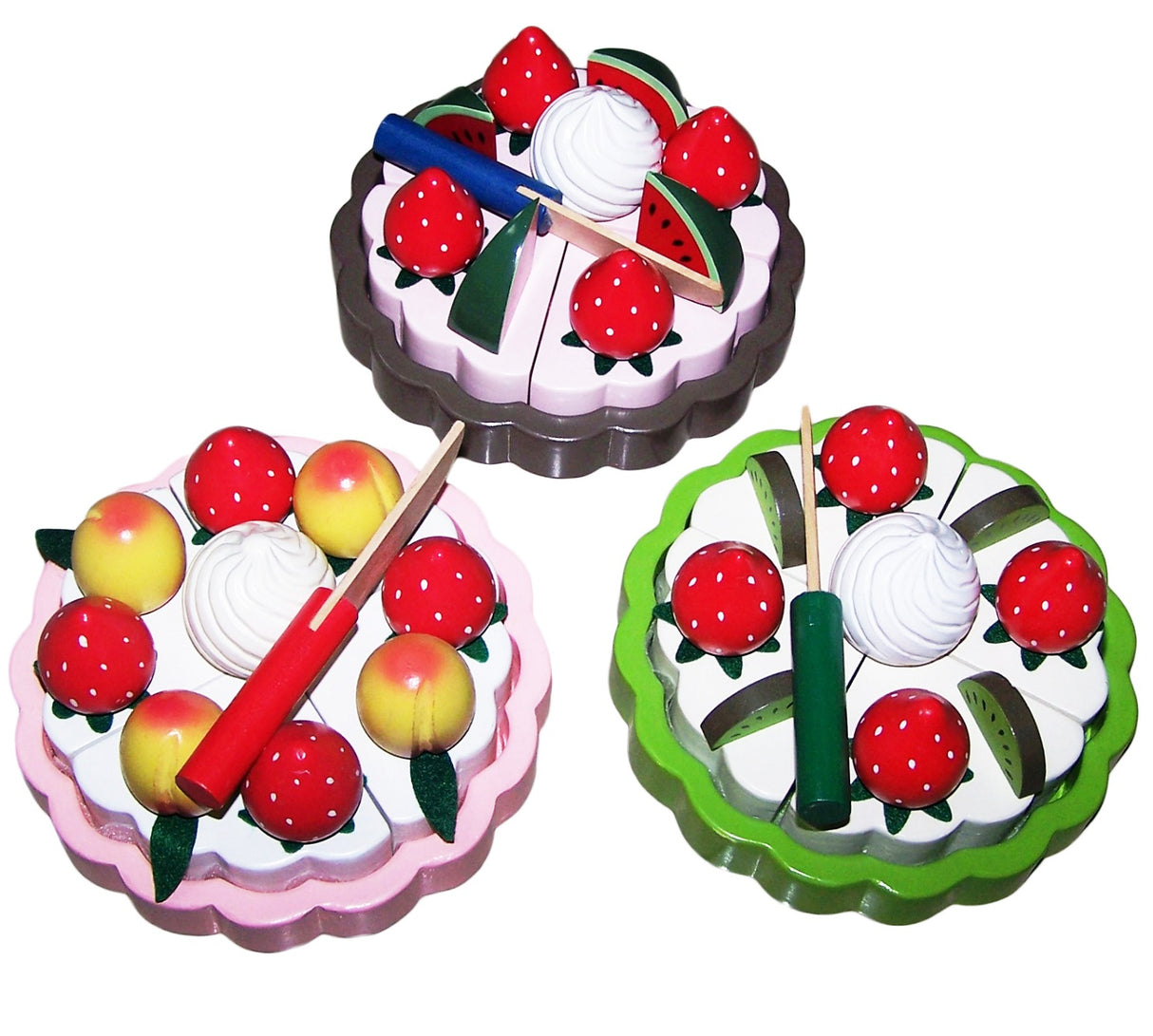 Melon and Strawberry Cake