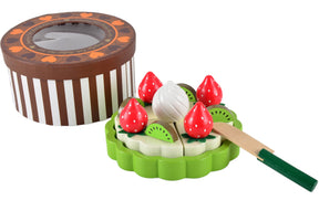Kiwi and Strawberry Cake
