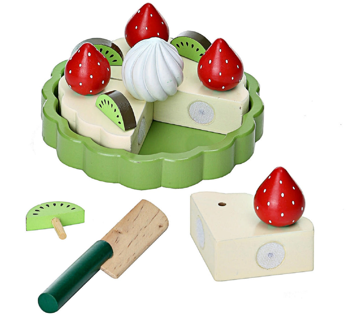Kiwi and Strawberry Cake