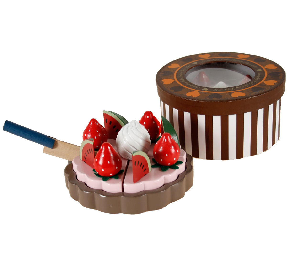 Melon and Strawberry Cake