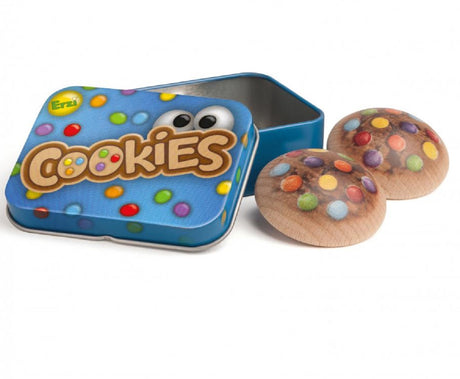 Tin of Wooden Cookies