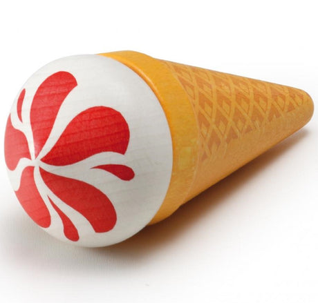Wooden Ice Cream Cornetto in a Tin