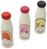 3 x Wooden Bottles of Milk