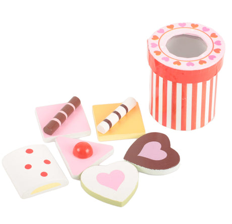 Box of 6 Wooden Biscuits