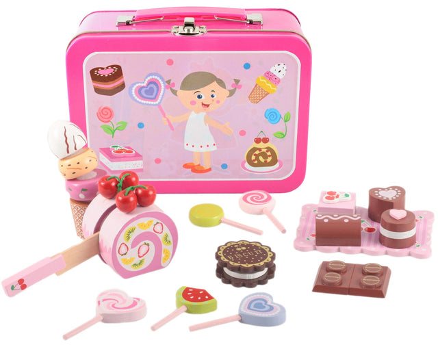 Cakes and Treats in a Suitcase