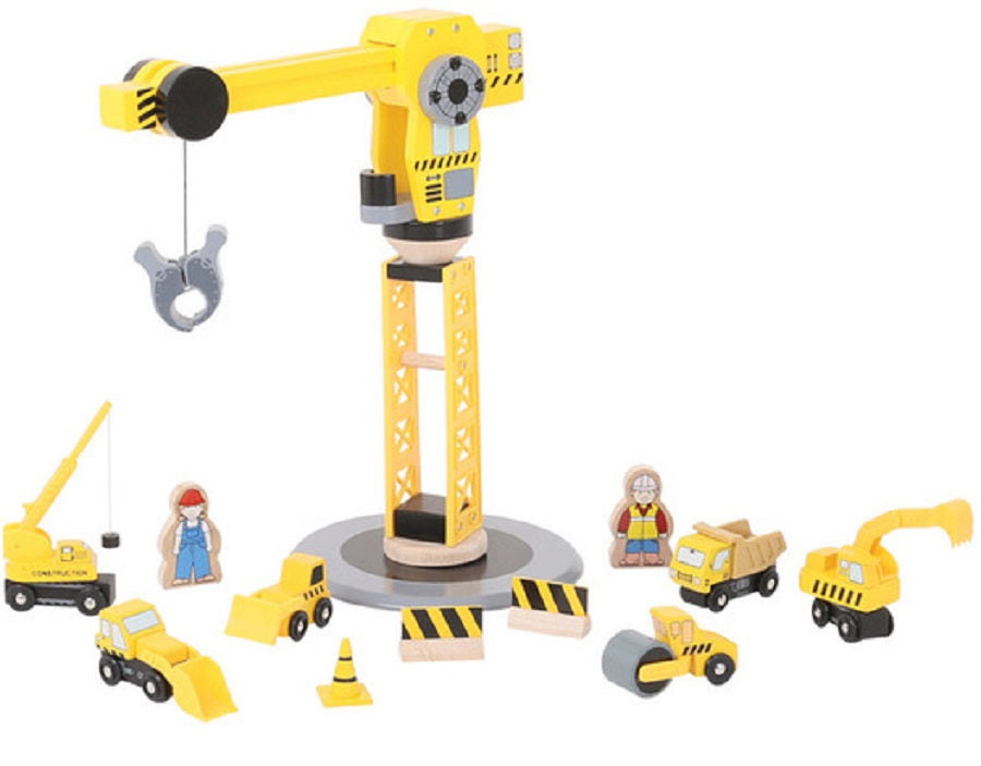 Big Yellow Crane and Construction Set 2