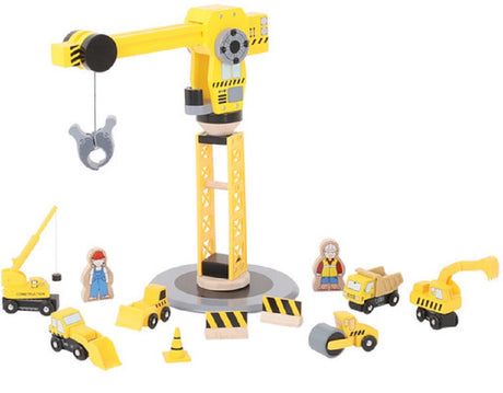 Big Yellow Crane and Construction Set 2