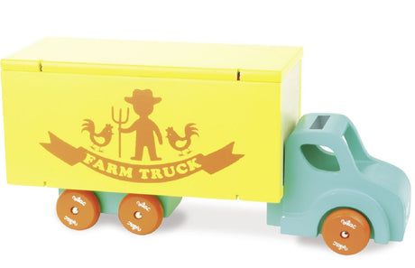 Wooden Farm Set in a Truck