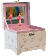 Floral Ballerina Musical Jewelry Box