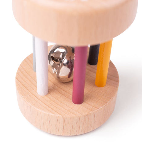 Wooden Roll Rattle