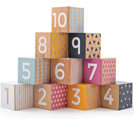 Wooden Number Blocks