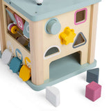 Bigjigs Toys Wooden Activity Cube Toddler Educational Learning Toy
