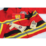 Bigjigs Toys Firefighter Kids Fancy Dress Costume Set with Accessories for Ages 3 to 5 Years
