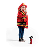 Bigjigs Toys Firefighter Kids Fancy Dress Costume Set with Accessories for Ages 3 to 5 Years