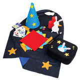Bigjigs Toys Kids Magician Set 11 Piece Magic Toy Set with Cape and Wand