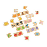 Bigjigs Toys Colour Splash Match Wooden Educational Colour Matching Puzzle 30 Pieces