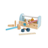 Bigjigs Toys My First Tool Box Sustainable Wooden Tool Set for Toddlers 12 Months Plus