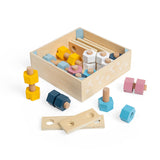 FSC® Certified Crate of Nuts & Bolts