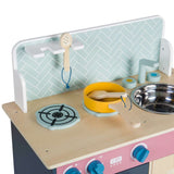 Bigjigs Toys Simply Scandi Kitchen Wooden Play Kitchen with Accessories