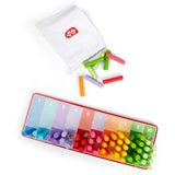 Bigjigs Toys Wooden Rainbow Counting Sticks Educational Toddler Toy for 18 Months Plus