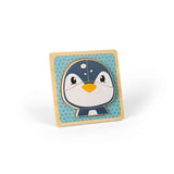 Bigjigs Toys Penguin Chunky Wooden Jigsaw Puzzle for Toddlers 10 Months Plus