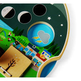 Bigjigs Toys Wooden Weather Board Educational Activity Toy for Kids 2 Years plus