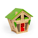 Bigjigs Toys Wooden Bug House Insect Hotel Educational Toy with 7 Play Pieces