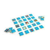 Bigjigs Toys London Memory Game Wooden Matching Toy with 32 Play Pieces and Tote Bag