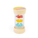 Bigjigs Toys Wooden Mini Rainstick Rainbow Musical Toy for Babies