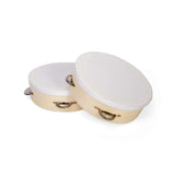 Bigjigs Toys Natural Wooden Tambourine Musical Toy for Toddlers 12 Months Plus