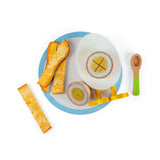 Bigjigs Toys Dippy Egg Wooden Breakfast Play Food Set 9 Pieces