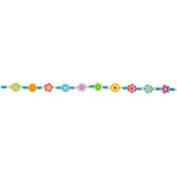 Bigjigs Toys Summer Flowers Jewellery Making Kit with 164 Wooden Beads for Ages 3+