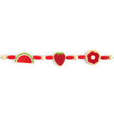 Bigjigs Toys Cheerful Charms Wooden Jewellery Making Kit with 164 Beads for Kids 3 Years plus