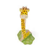 Bigjigs Toys Counting Wobble Neck Giraffe Wooden Stacking Toy for Early Maths Learning 7 Pieces 12 Months Plus