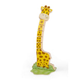 Bigjigs Toys Counting Wobble Neck Giraffe Wooden Stacking Toy for Early Maths Learning 7 Pieces 12 Months Plus