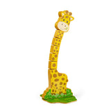 Bigjigs Toys Counting Wobble Neck Giraffe Wooden Stacking Toy for Early Maths Learning 7 Pieces 12 Months Plus