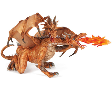Two Headed Golden Dragon