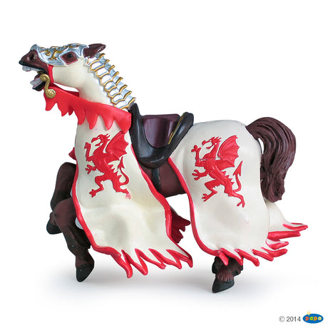 Red Dragon King with Horse