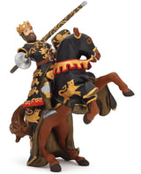 Black and Gold King Richard and Horse